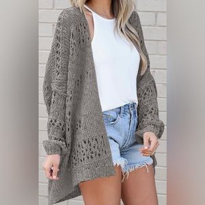 Mafulus Grey/Silver Cardigan, 2X